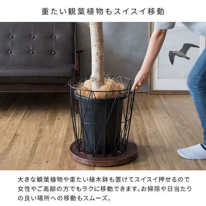 Planter Stand (Marble Pattern) MST-D400 BK