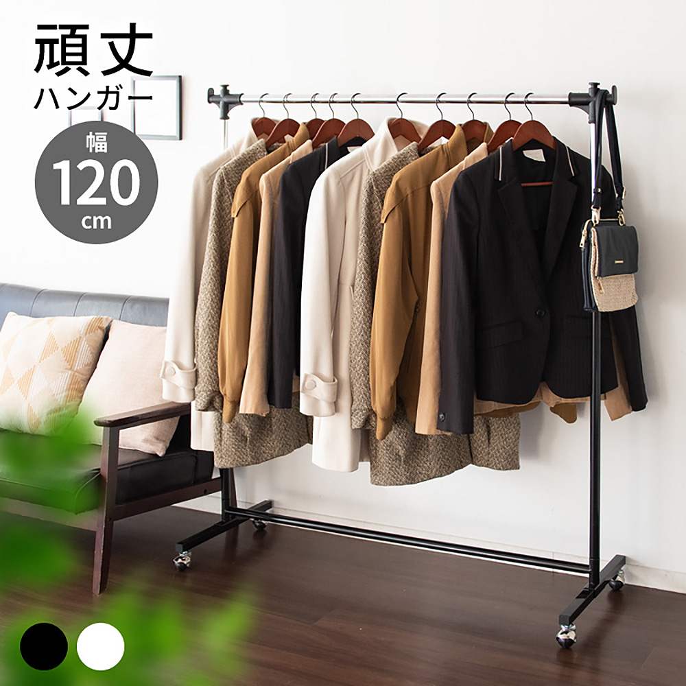 Sturdy Hanger W120 HSG-432L BK (Assembly Required)