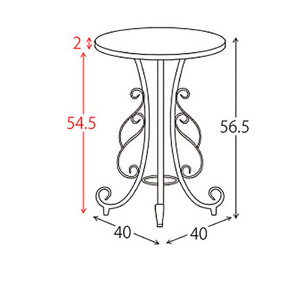 Celestia Side Table ST-400 WH
