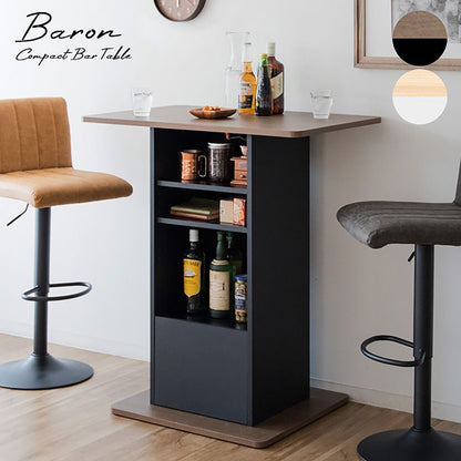 Compact Bar Table Baron KNT-F1600 BR (Assembly Required)