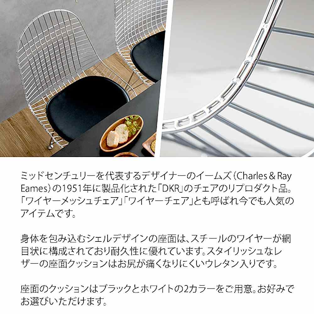 Eames Wire Chair PCK-019N WH