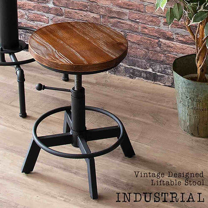 Adjustable Stool INDUSTRIAL KNC-A500 BK