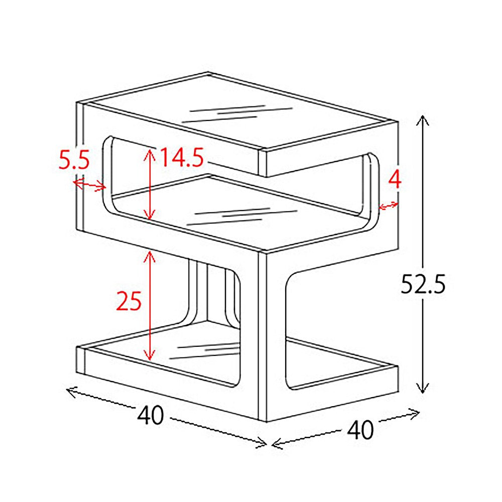 Alka Side Table ST-403 WH