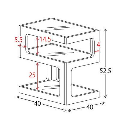 Alka Side Table ST-403 BR
