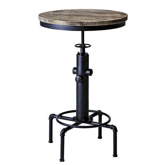 Industrial Bar Table KNT-A801 BK (Assembly Required)