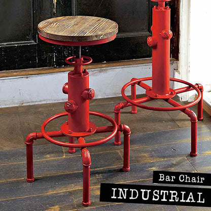 Bar Chair INDUSTRIAL KNC-A812 BK