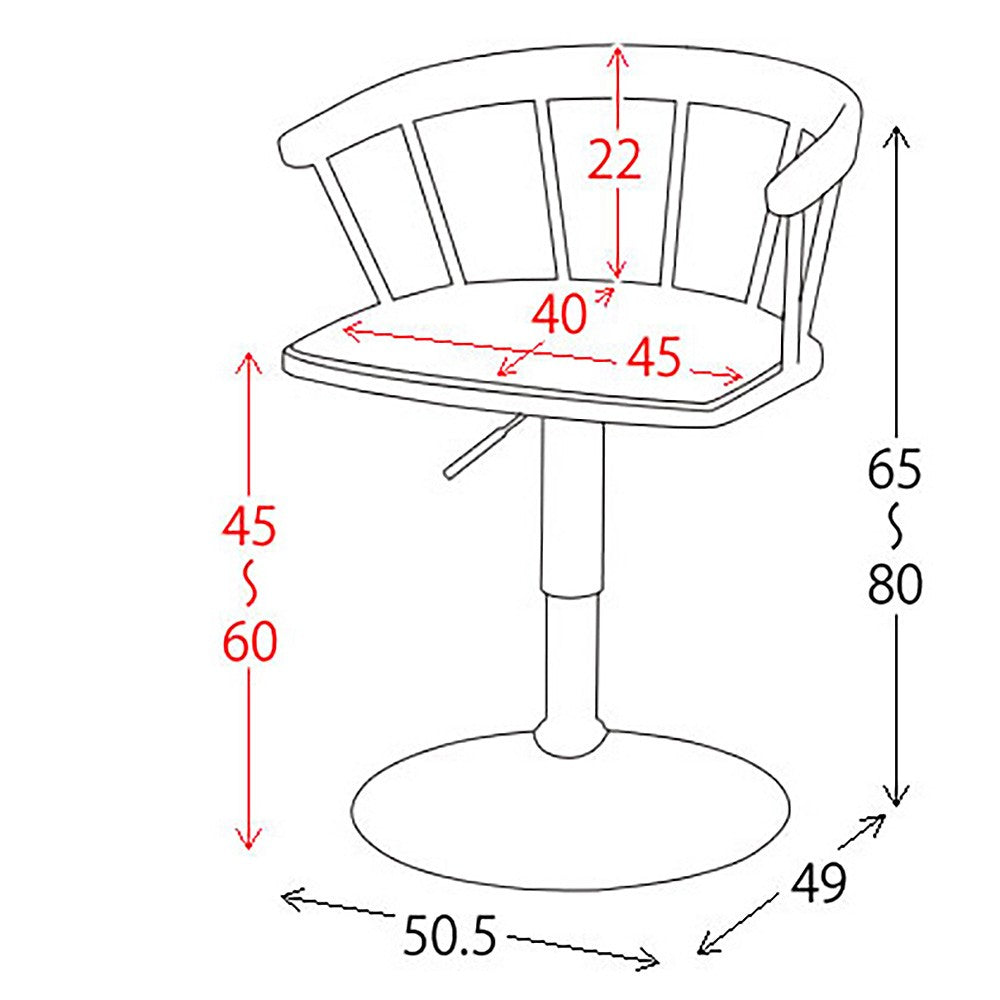 Bar Chair EMOT KNC-J1853 BR (Assembly Required)