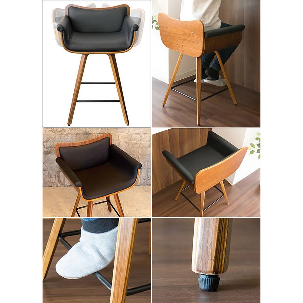 Bar Chair RAMO KNC-J010 BR (Assembly Required)