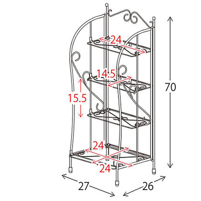 Entrance Rack DEL SOL DS-SR270S WH (Assembly Required)