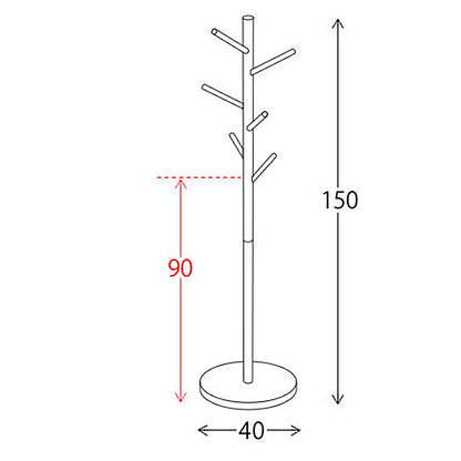 FORESTA Coat Rack P-1500