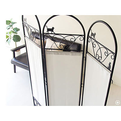 Cat Partition 3-Panel SK-2828 BK