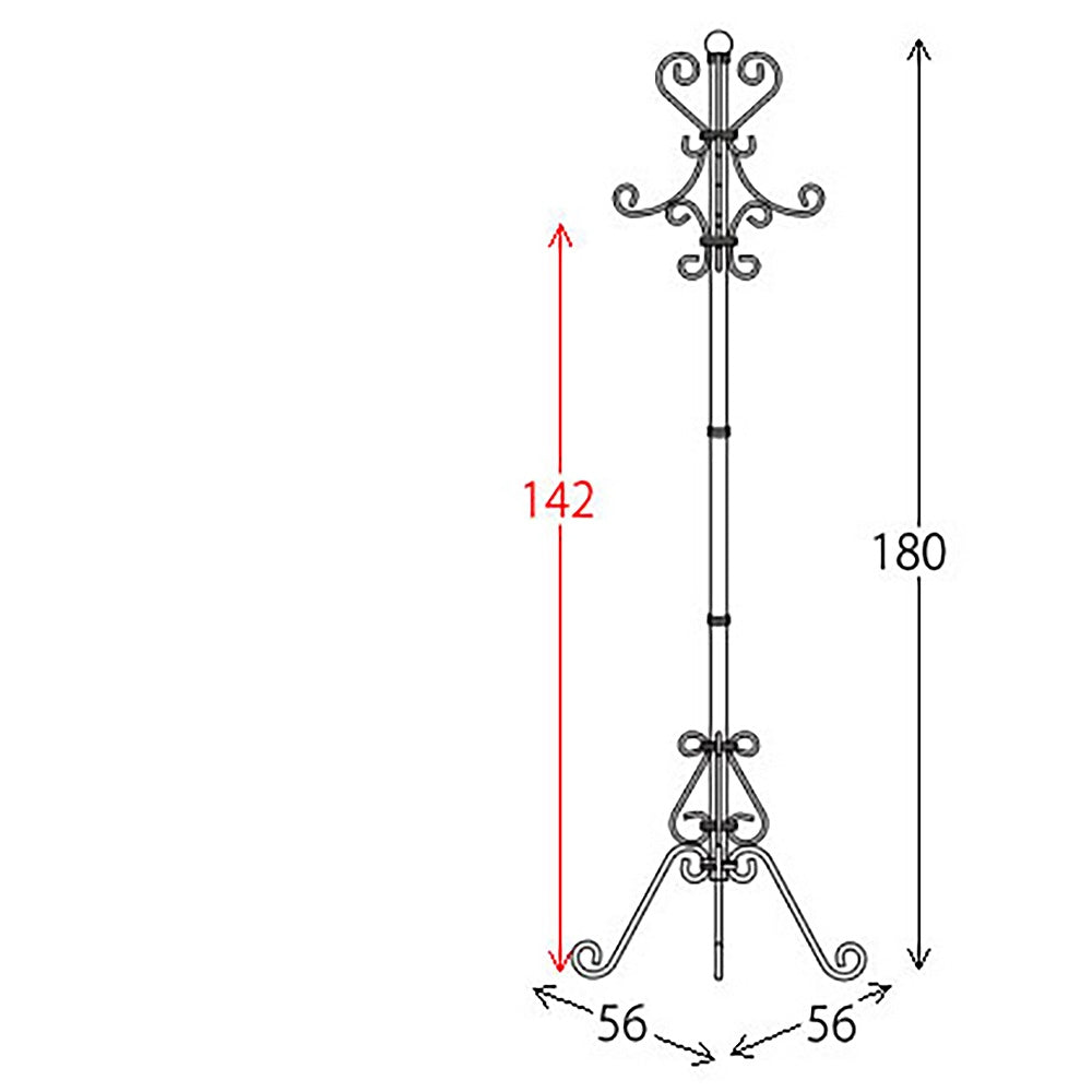 Celestia Coat Rack P-1709 GD