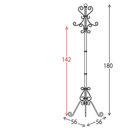 Celestia Coat Rack P-1709 GD