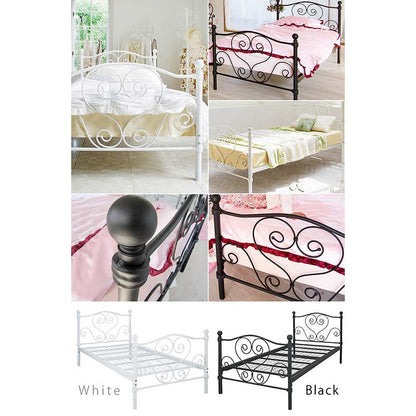Cinderella Bed BSK-919SS WH (Assembly Required)