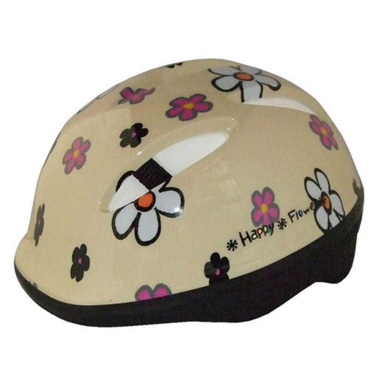 Ishino Shokai CH1 Kids Helmet Flower / Ivory CH1HF