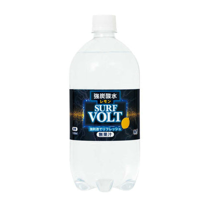 Surf VOLT Strong Carbonated Water Lemon 1L