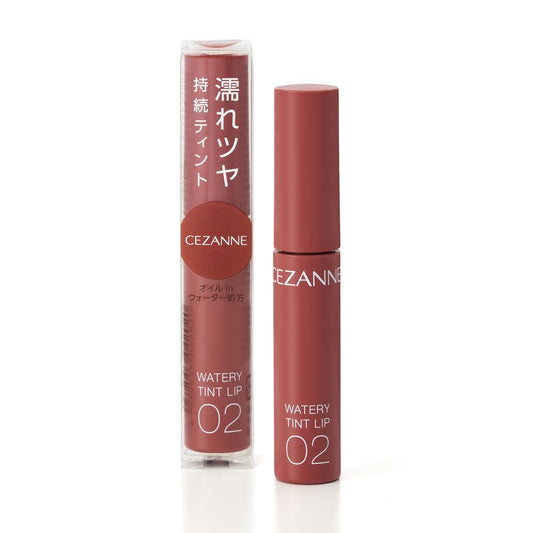 Cezanne Watery Tint Lip 02 Coral Red 4.0g