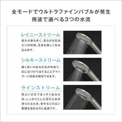 Ultra Fine Bubble Shower Head Abilia US120