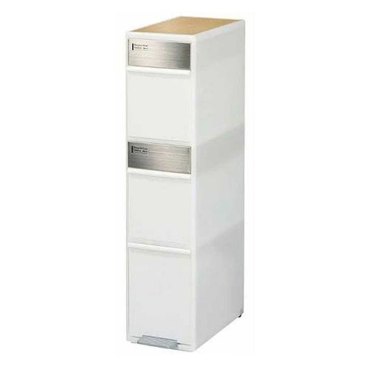 3-Tier Sortable Swing Station with Wood Top White
