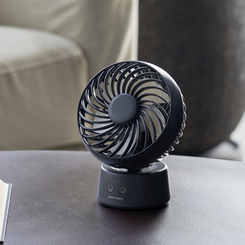 Mini Desk Fan with Oscillation Function Dark Gray PBAF005-DG
