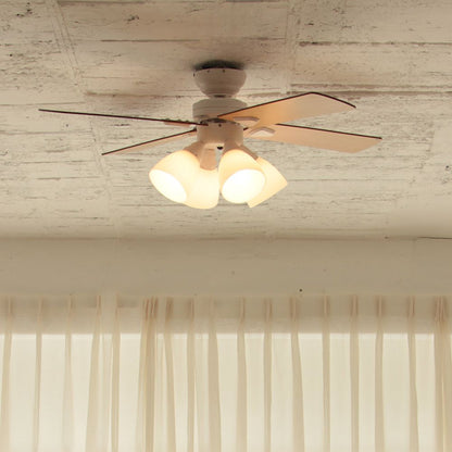 Ceiling Fan with 4 Lights White BIG-101-BK