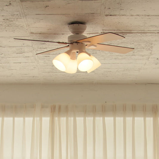 Ceiling Fan with 4 Lights White BIG-101-BK
