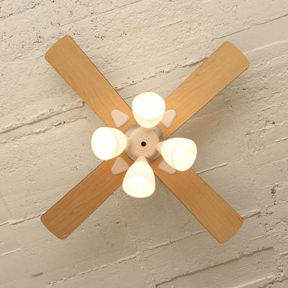 Ceiling Fan with 4 Lights White BIG-101-BK