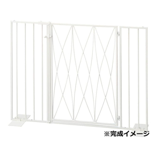 Pet Gate Oval Door Type Milk S23-0649