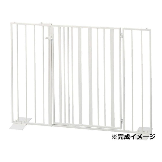 Pet Gate Stripe Door Type Milk S23-0651