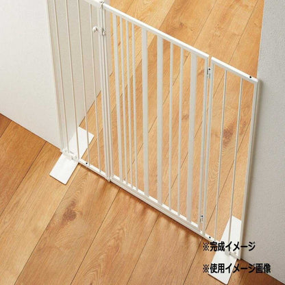 Pet Gate Stripe Door Type Milk S23-0651