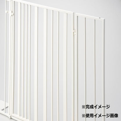 Pet Gate Stripe Door Type Milk S23-0651