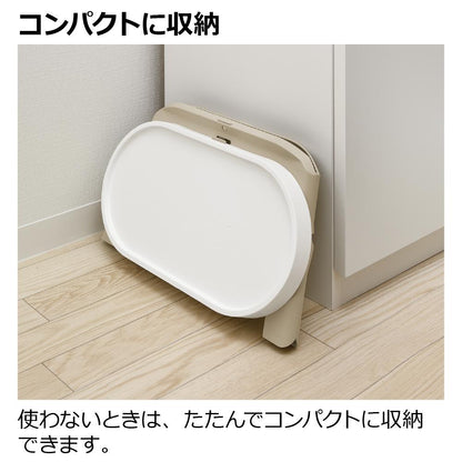 Foldable Pet Table Double Beige