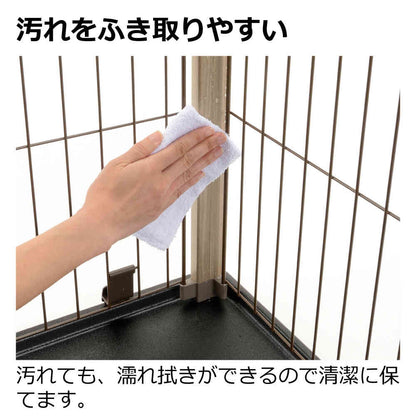 Aluminum Frame Pet Circle 90-60 White
