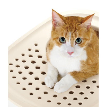 Lapure Cat Litter Box with Hood Dark Gray