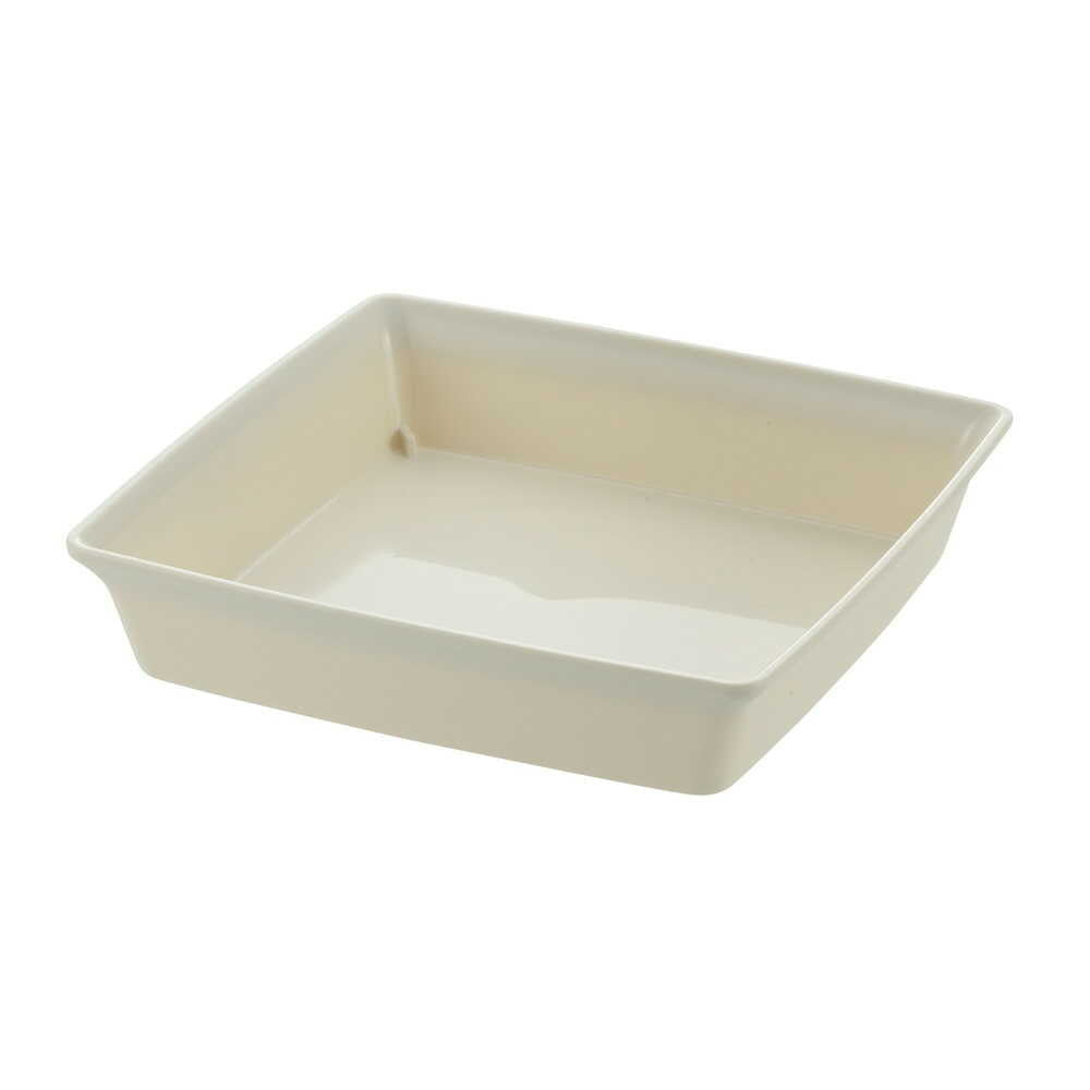Richell Fore Square Plate White