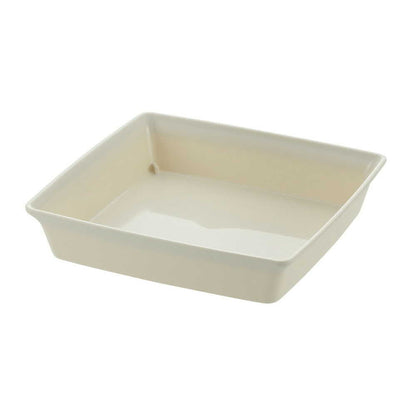 Richell Fore Square Plate White