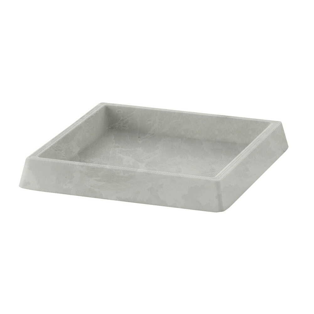 Richell Botani Square Plate White