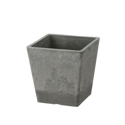 Richell Botani Square Pot Light Gray