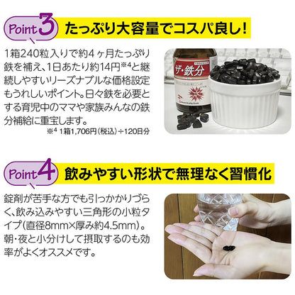 Minami Healthy Foods The Iron 240 Tablets