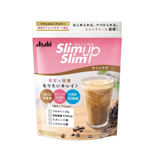 Asahi Group Foods Slim Up Slim Shake Cafe Latte Flavor 360g