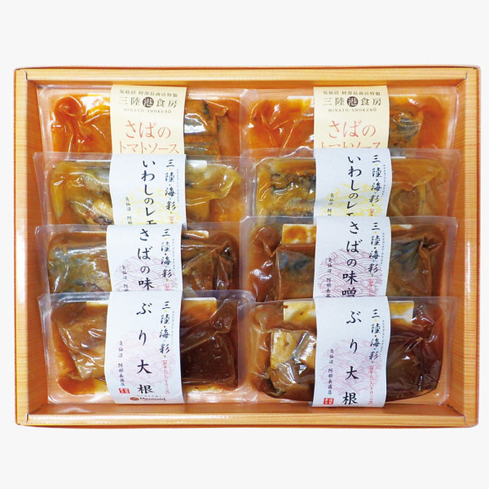 Abe Nagashoten Simmered Fish Set