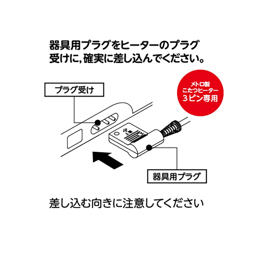 Metro Kotatsu Cord Kotatsu-ru BC-KEC43B(A)