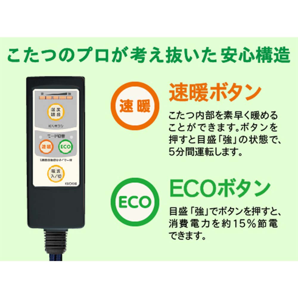 Infrared Kotatsu Heater Metro Retro MHU-501EC(K)