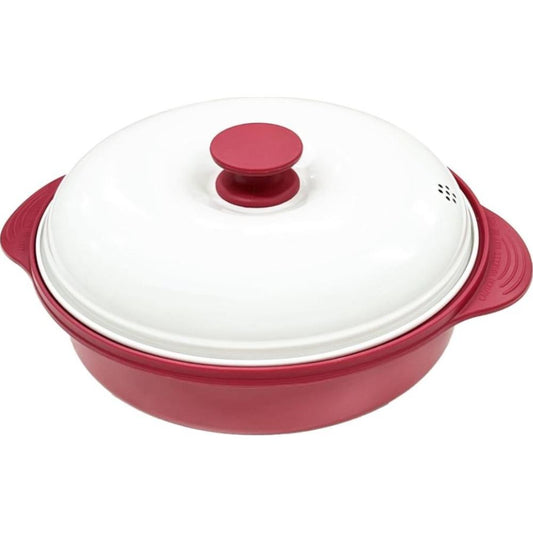 TKSM-34 TO-PLAN Deep Microwave Kale Grill with Steaming Plate