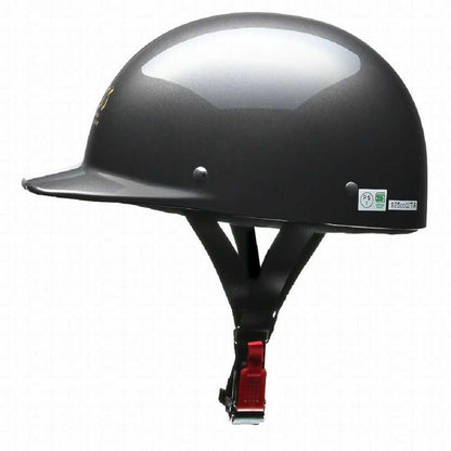 Lead Industry CROSS Half Helmet Gun Metallic CR680 GM