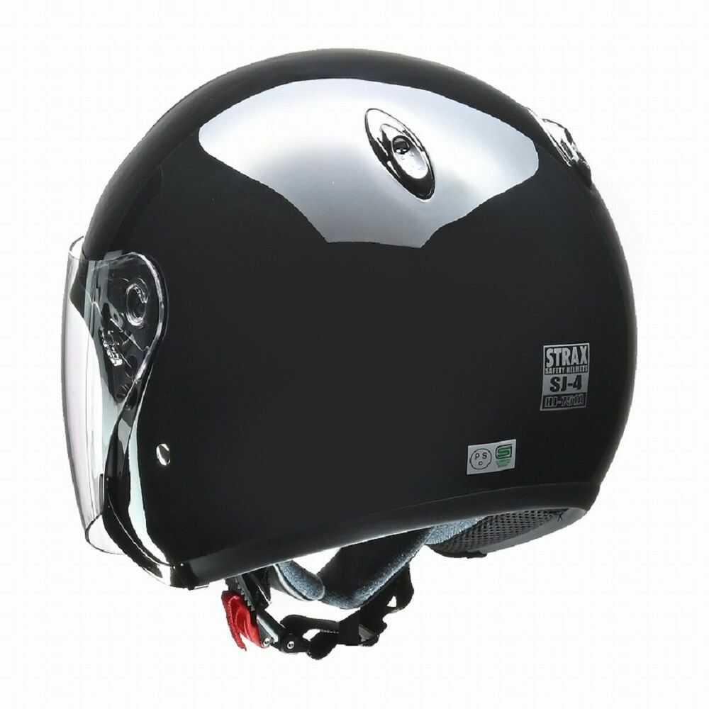 Lead Industry STRAX Jet Helmet Black SJ4 BK BIG