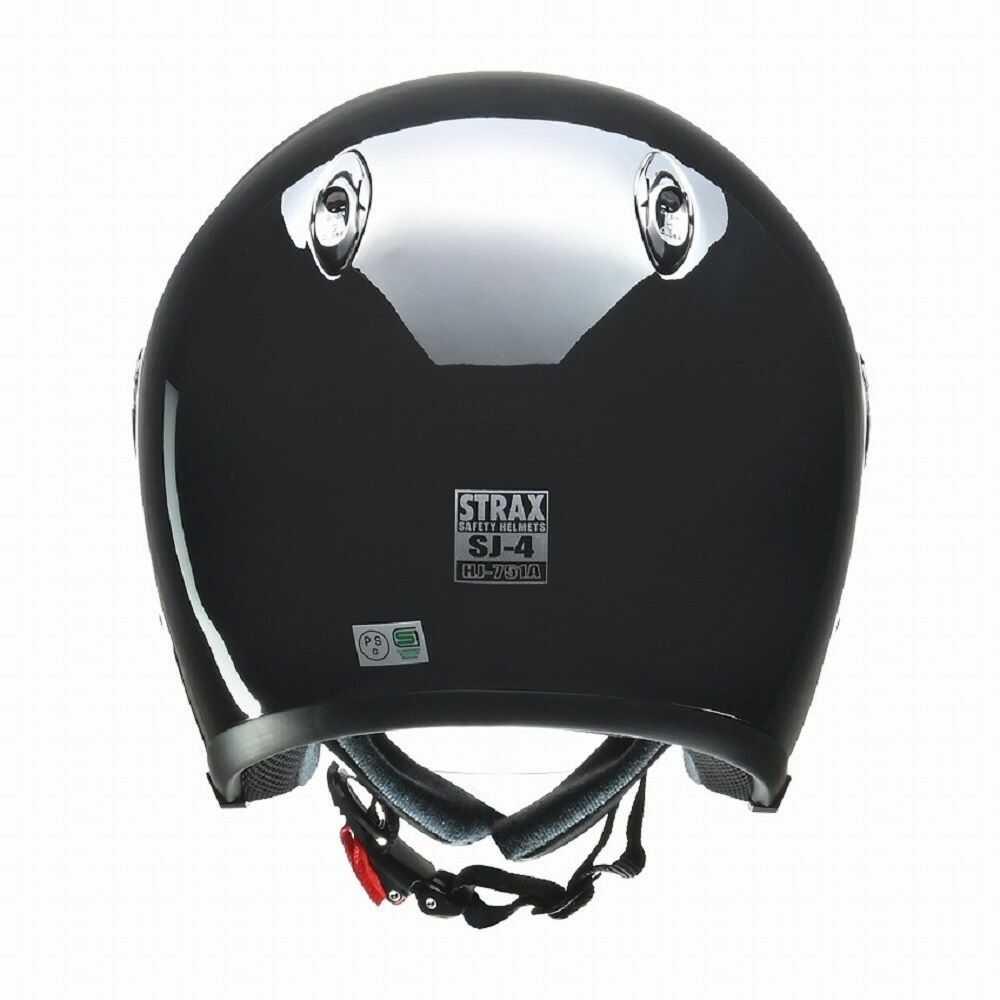 Lead Industry STRAX Jet Helmet Black SJ4 BK BIG