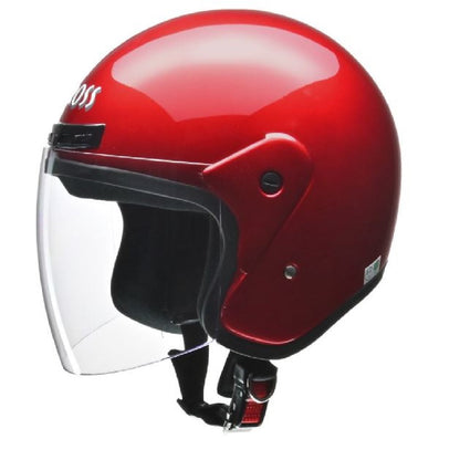 Lead Industrial CROSS Jet Helmet Candy Red Free CR720CRE