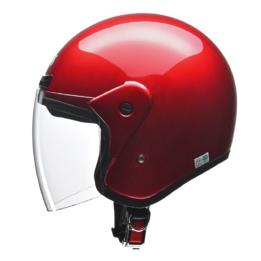 Lead Industrial CROSS Jet Helmet Candy Red Free CR720CRE