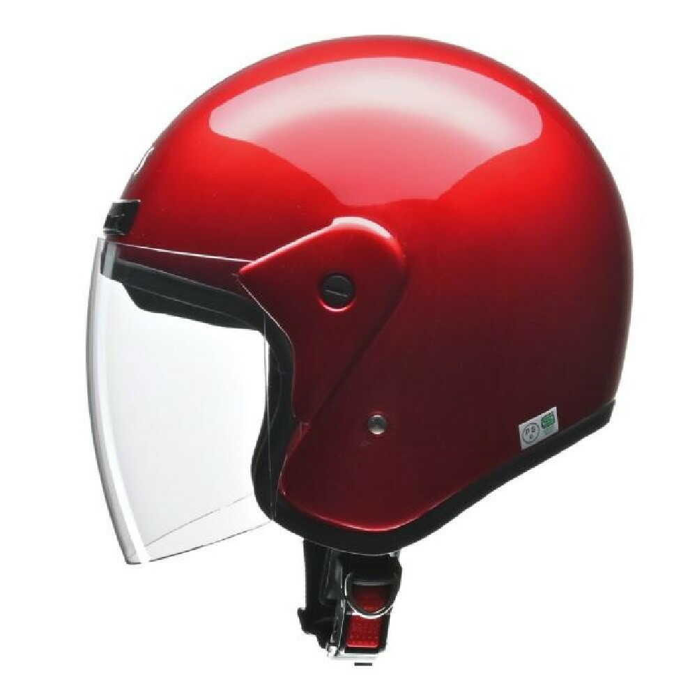 Lead Industrial CROSS Jet Helmet Candy Red Free CR720CRE